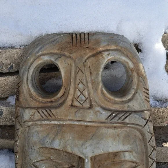 Stone Inca Wall Mask - Picture 3 of 11